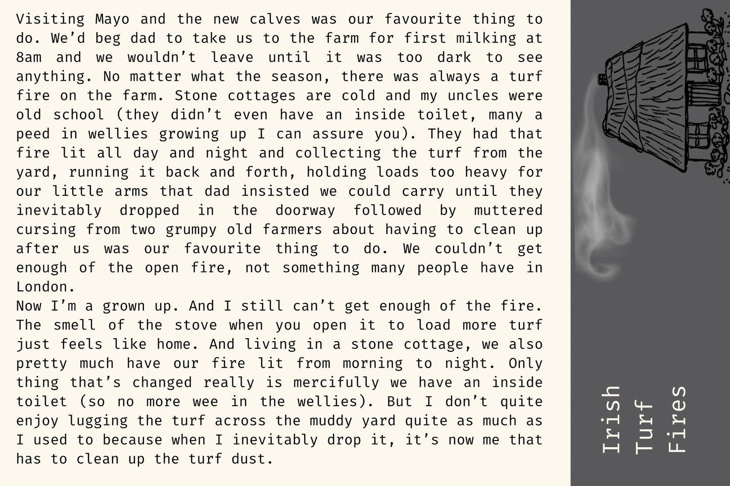 Irish Turf Fires Candle