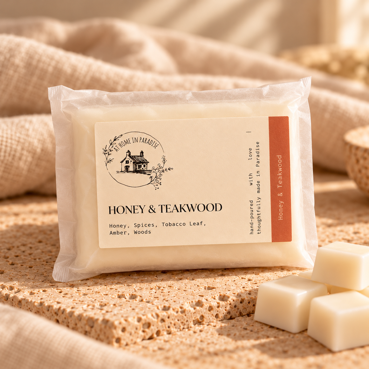 Honey & Teakwood wax melts