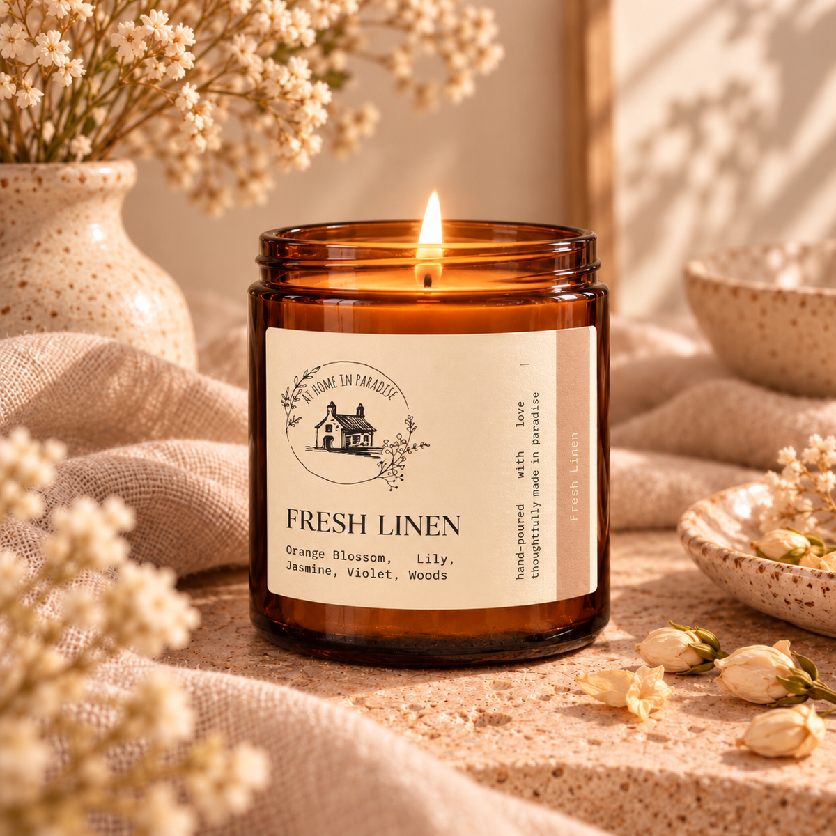 Fresh Linen Candle