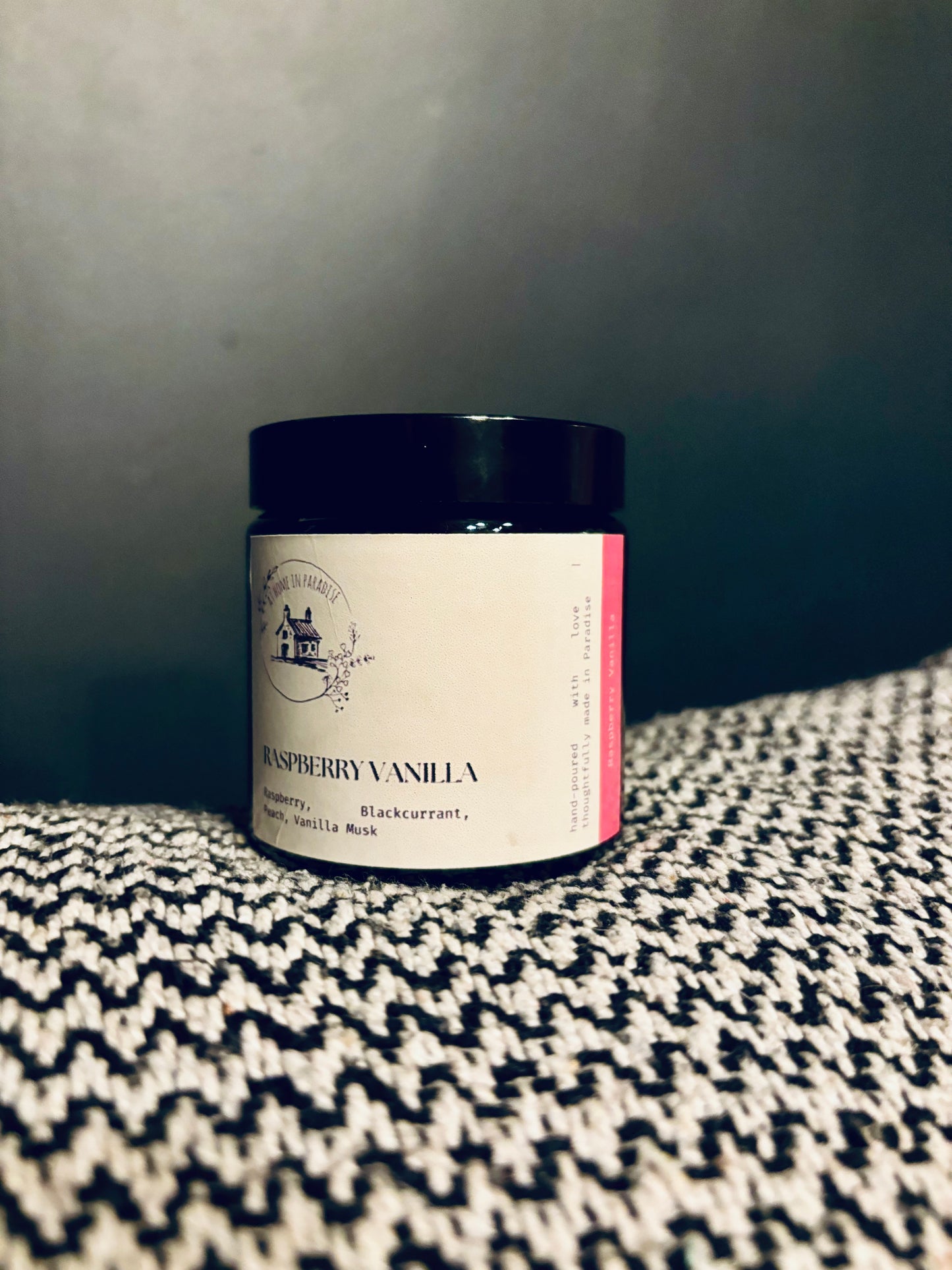 Raspberry and Vanilla Candle