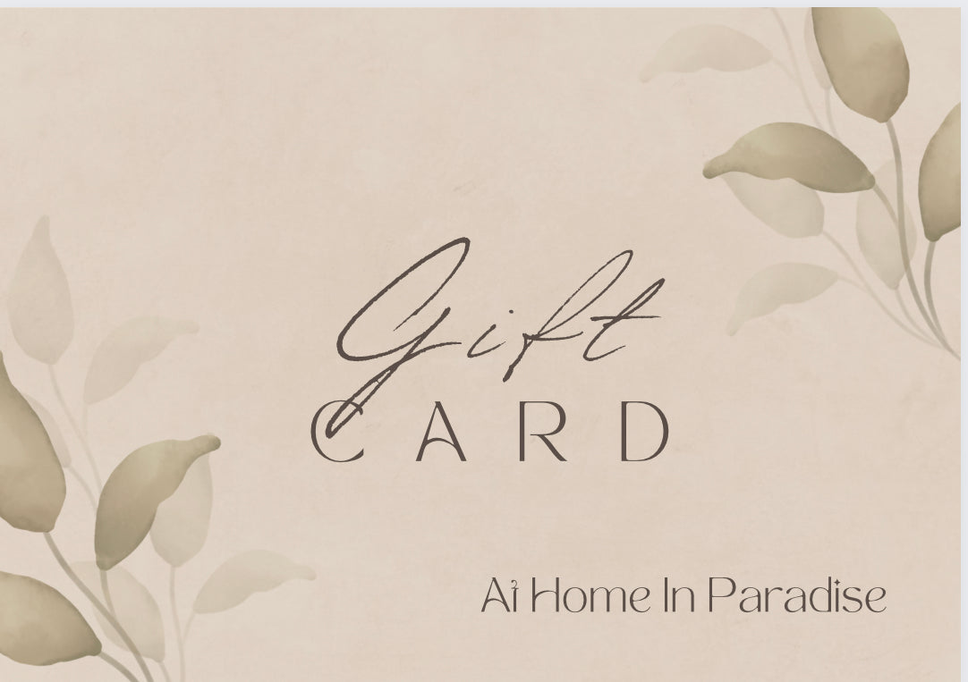 At Home In Paradise Gift Card