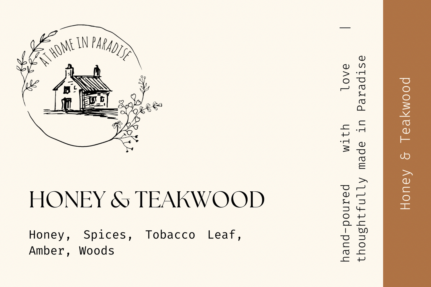Honey & Teakwood wax melts