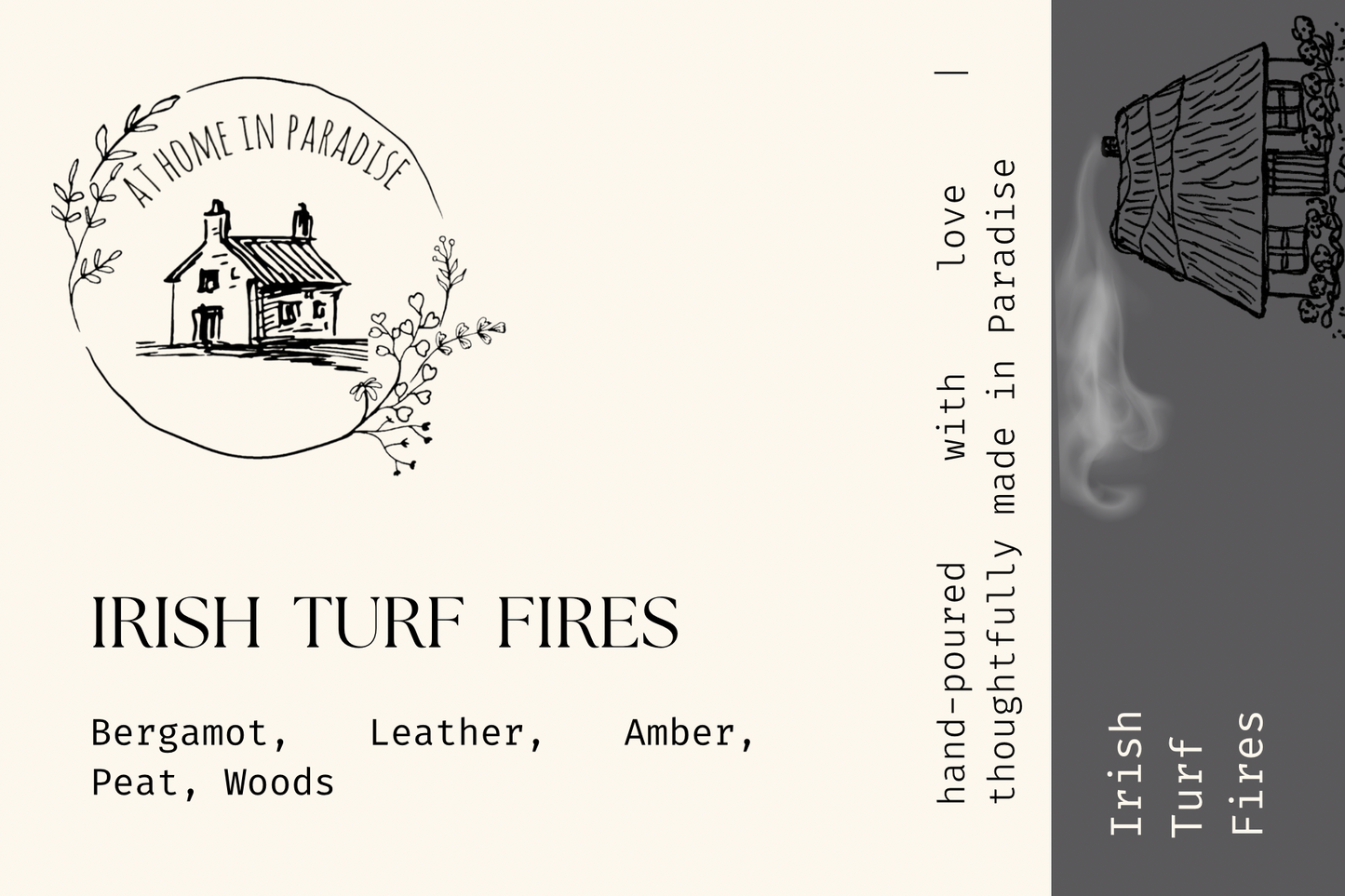 Irish Turf Fires Candle – At Home In Paradise