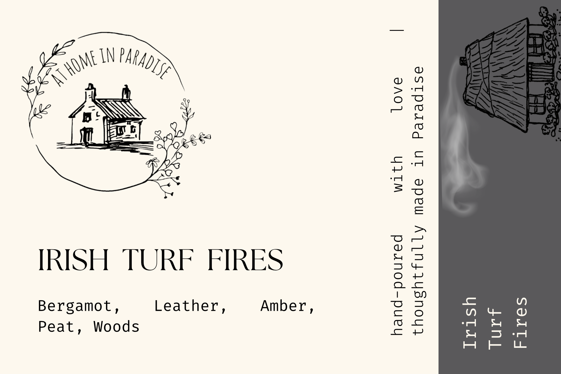 Irish Turf Fires Candle – At Home In Paradise