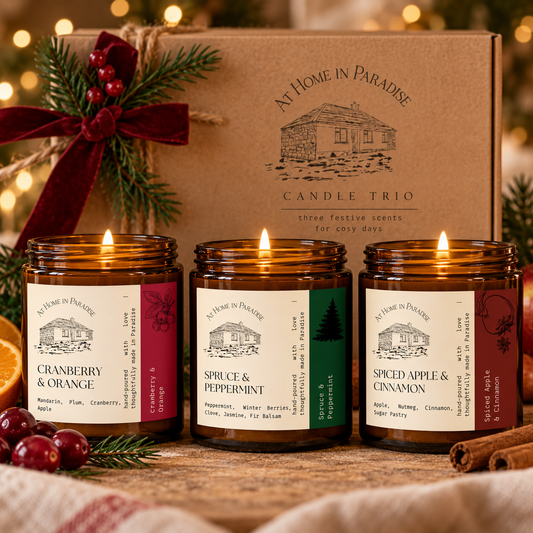 Christmas Candle Trio Gift Box
