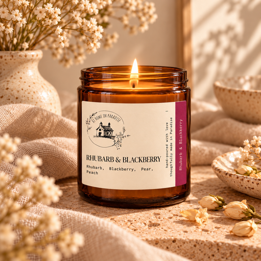 Rhubarb & Blackberry Candle