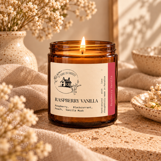 Raspberry and Vanilla Candle