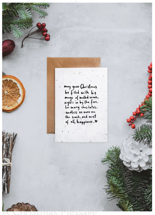 Christmas Message Card